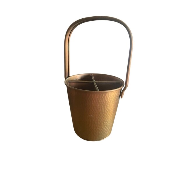 Pfaltzgraff copper pail utensil Organizer Removable Insert Naturewood Serenity - Picture 5 of 10